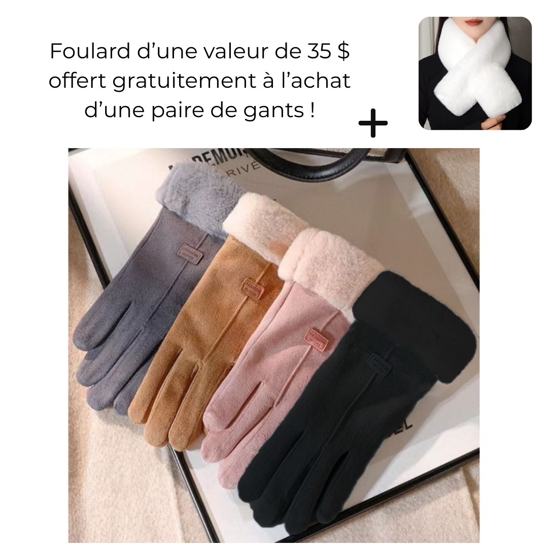 Gants d’hiver Doux, Durables et Élégants pour Femme – Hivara | Valéry & Louise™